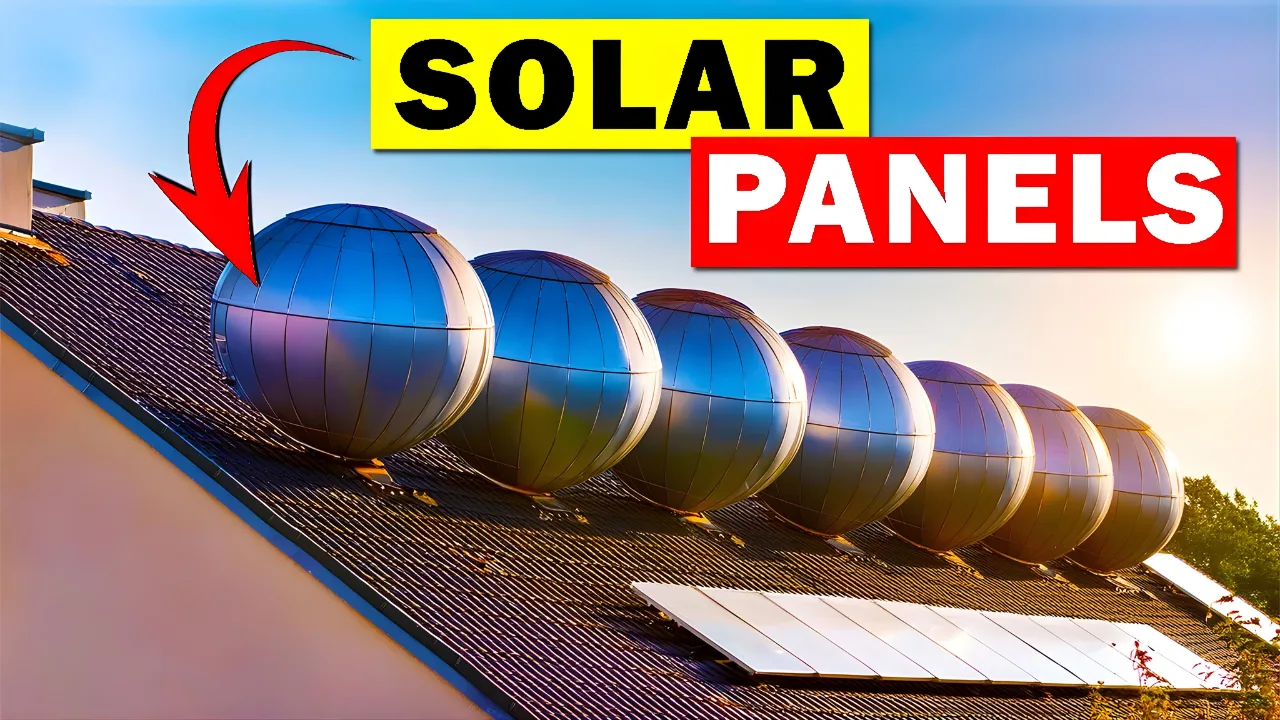 Instead of panels on the roof